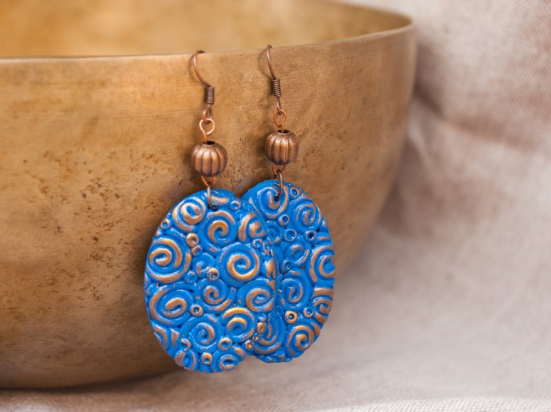 blue earrings preschool teacher gift ideas