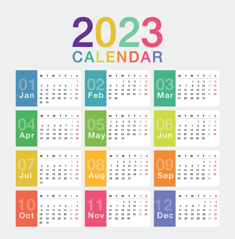 2023 calendar 1